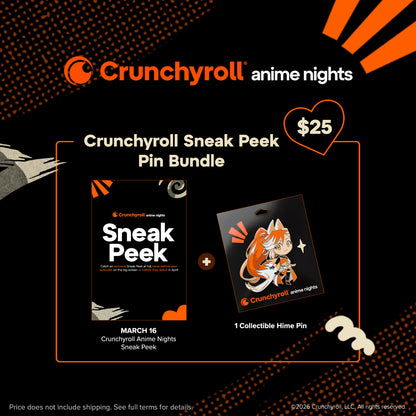 Crunchyroll Sneak Peek Pin Bundle