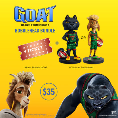 GOAT bobblehead bundle