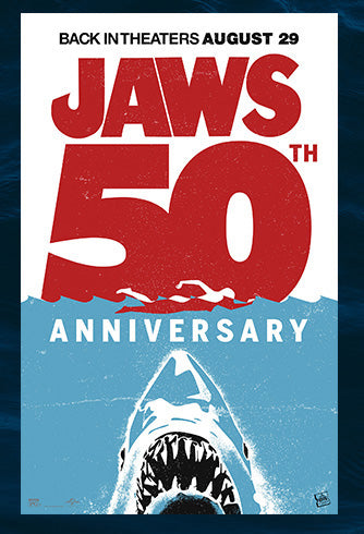 Jaws 50th Exclusive Poster