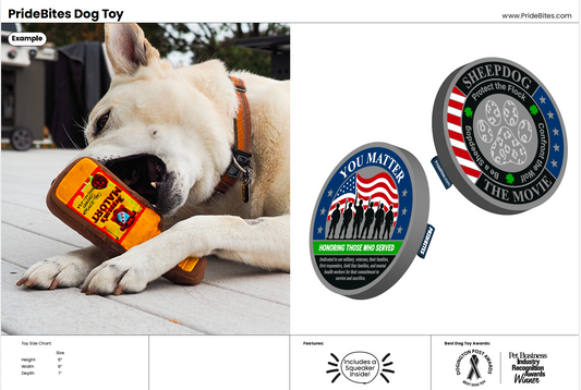 SHEEPDOG x PrideBites Dog Toy