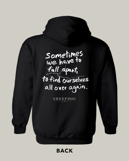SHEEPDOG the Movie Official Zip-Up Hoodie: Sometimes You Have to Fall Apart ...