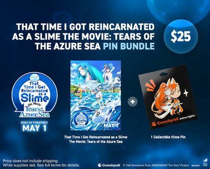 That Time I Got Reincarnated as a Slime the Movie: Tears of the Azure Sea Pin Bundle